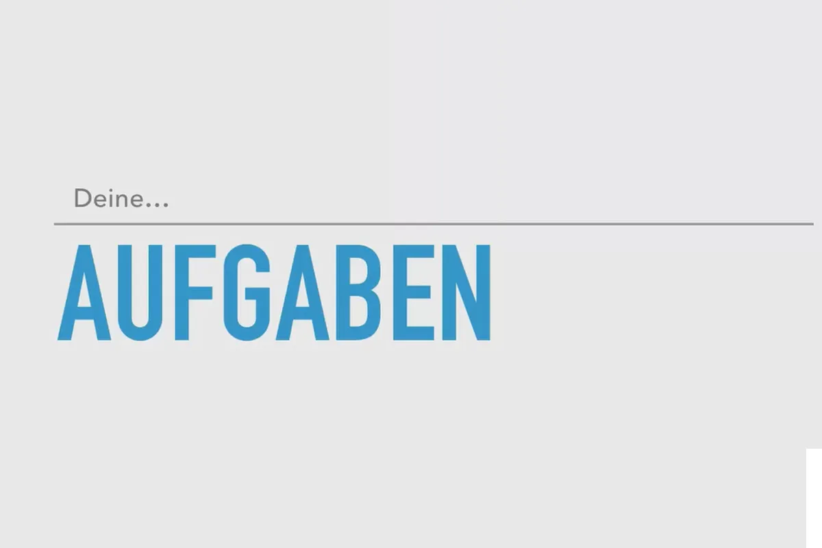 Existenzgründung & Kundenakquise: 1.10 Aufgaben für Kapitel 1