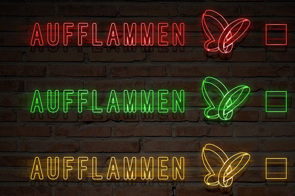 Estilos de neón para Photoshop: Filigrana de trazos de luz