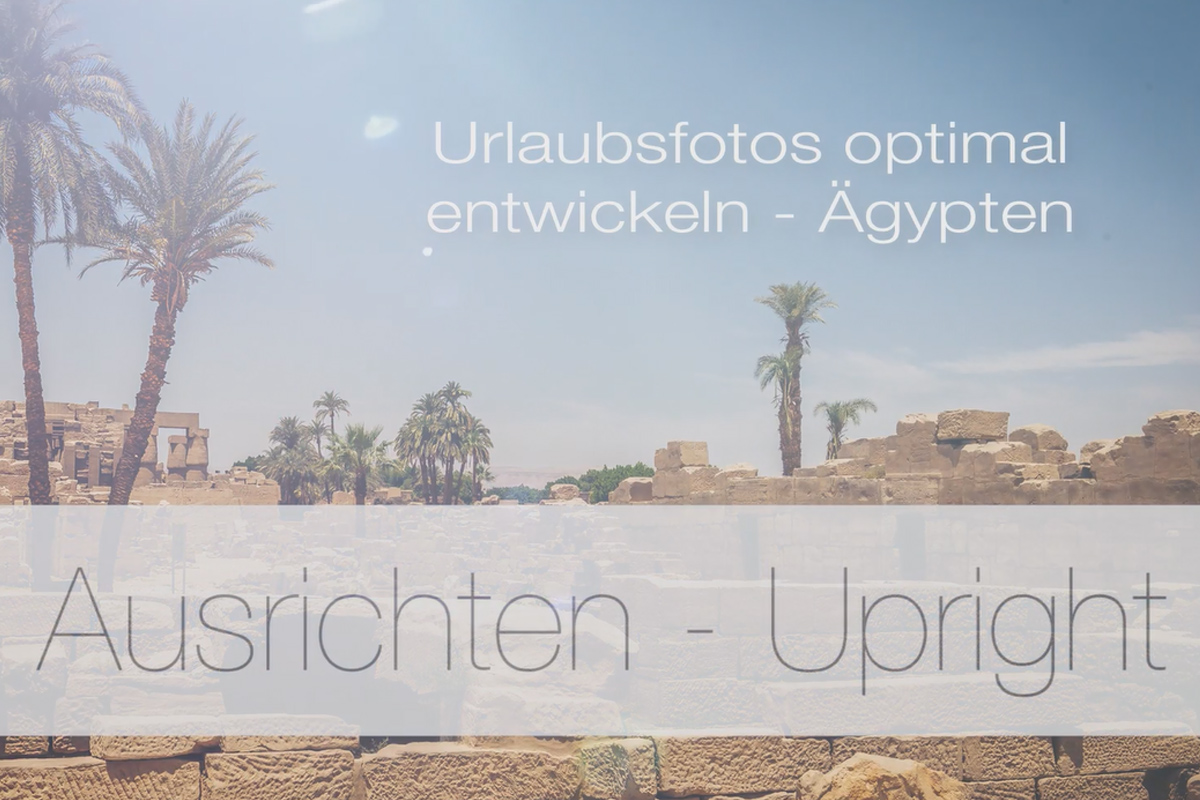 Optimal utvikling av feriebilder - 3.1 Justere bilder.