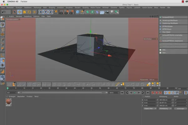 Laubwerk für Cinema 4D: Einführung in das Wire-Objekt von SurfaceSPREAD