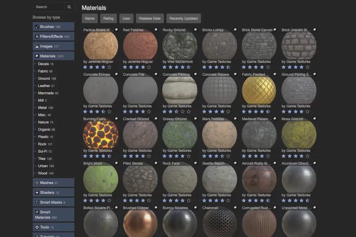 Cinema 4D-Tutorial "Underground": 2.9 재료 표시