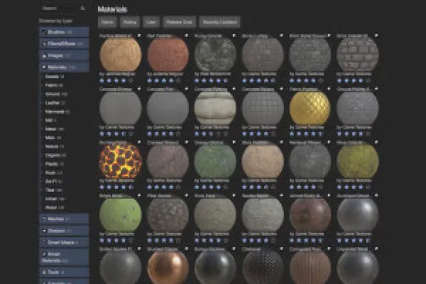 Cinema 4D-Tutorial "Underground": 2.9 재료 표시