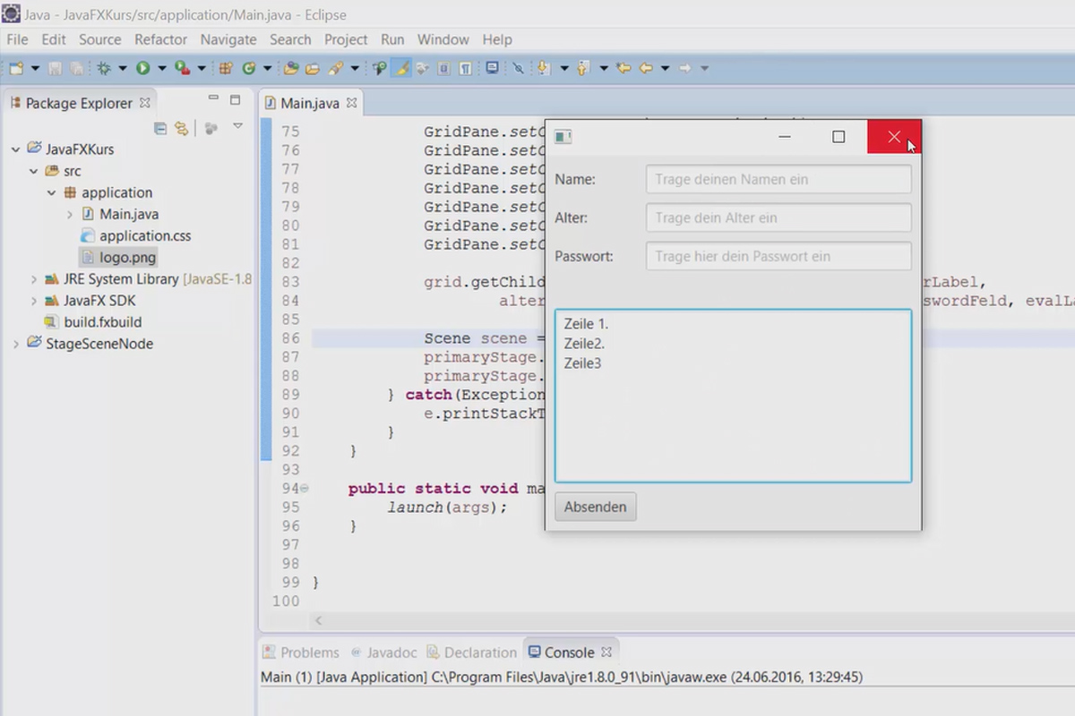 JavaFX para el desarrollo de GUI - 10 TextArea