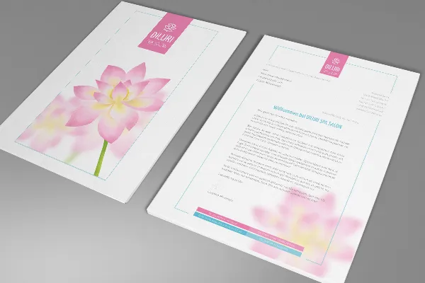 Letterhead in wellness design