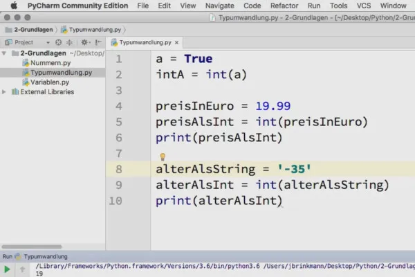 Mengkode dengan Python - 2.3 Konversi Tipe