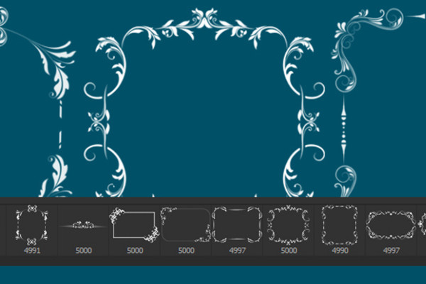 The large brush package - decorated lines, frames and ornaments 10