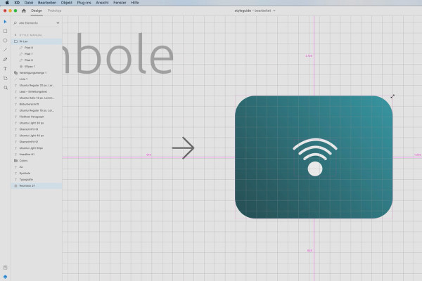 Adobe XD-Tutorial: 10 | Former och symboler