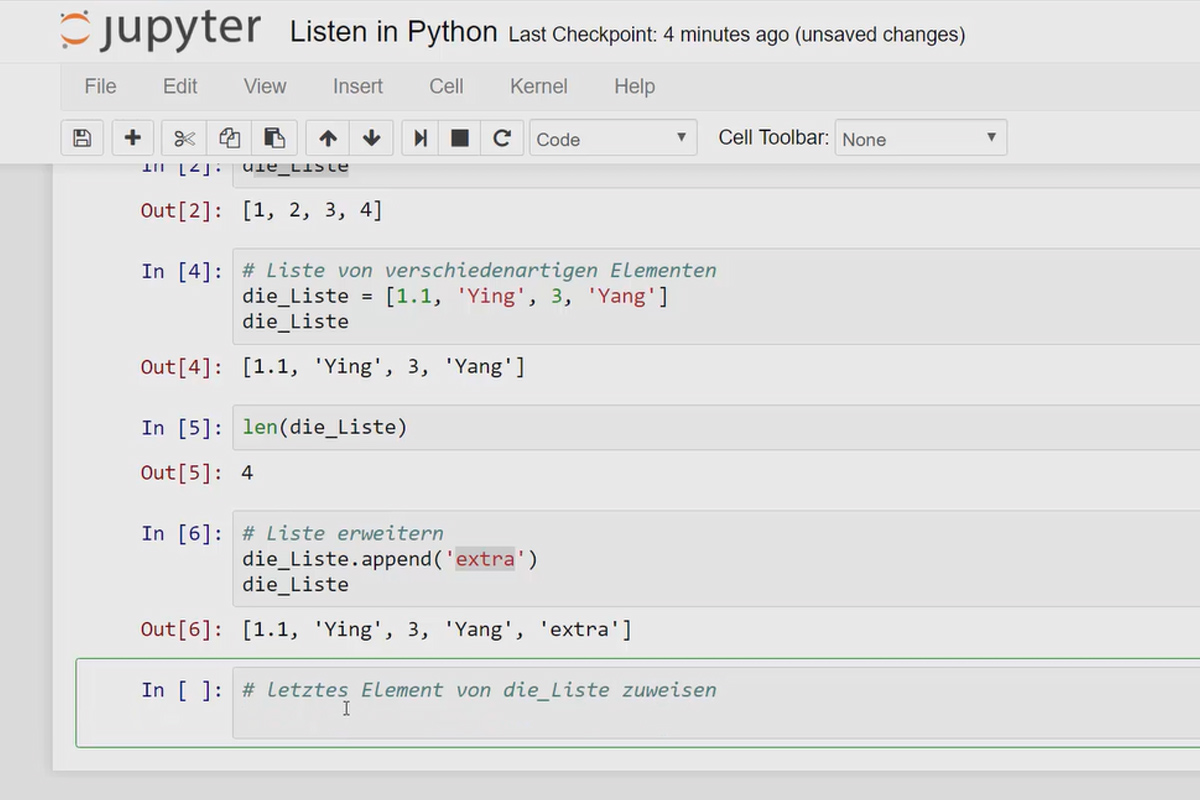 Python-programmering för nybörjare - 10 listor