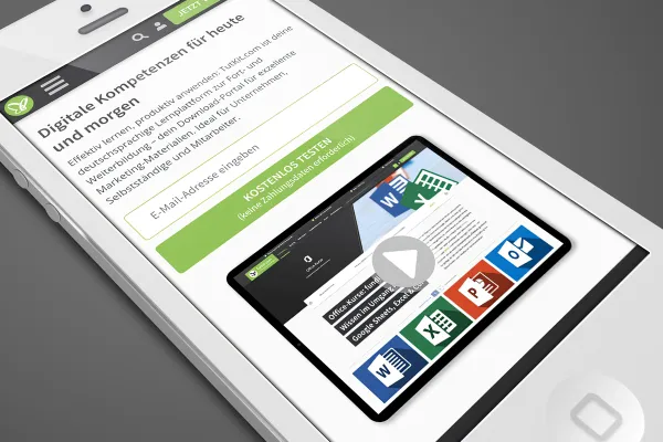 Photoshop-Mockup-mall för en smartphone
