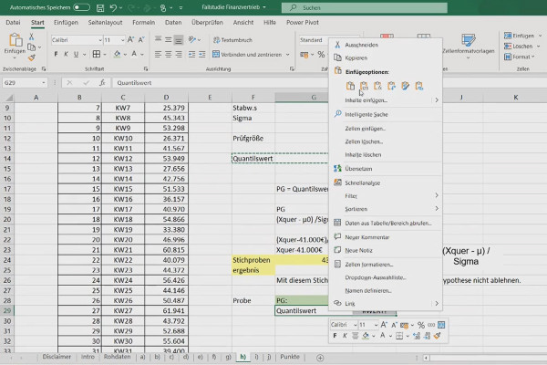 Gegevensanalyse met Excel voor bedrijf en verkoop: 3.2 1-SP-testgeval voor de verwachtingswaarde - resultaatverandering