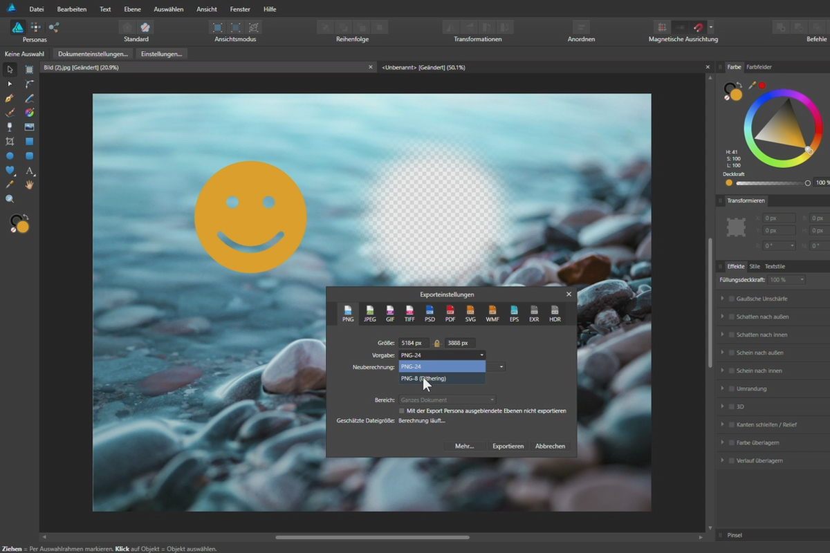 Affinity Designer-Tutorial – Grundlagen