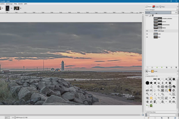 Retouche d'images avec GIMP : le tutoriel pratique - Éclaircir 10 ombres