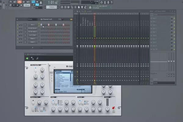 Produzione musicale digitale con FL Studio - 3.3 Caricamento di strumenti, pattern