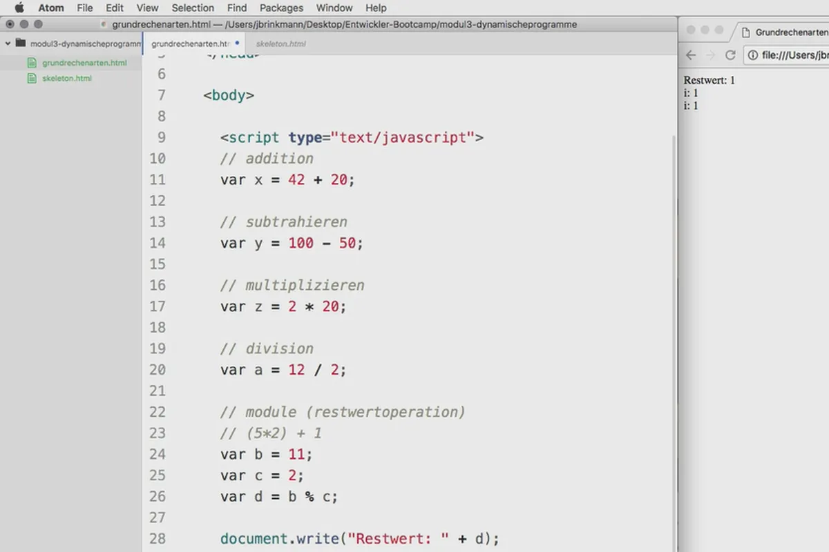 Programmazione software per principianti: 3.1 Le operazioni di base - alias Aritmetica
