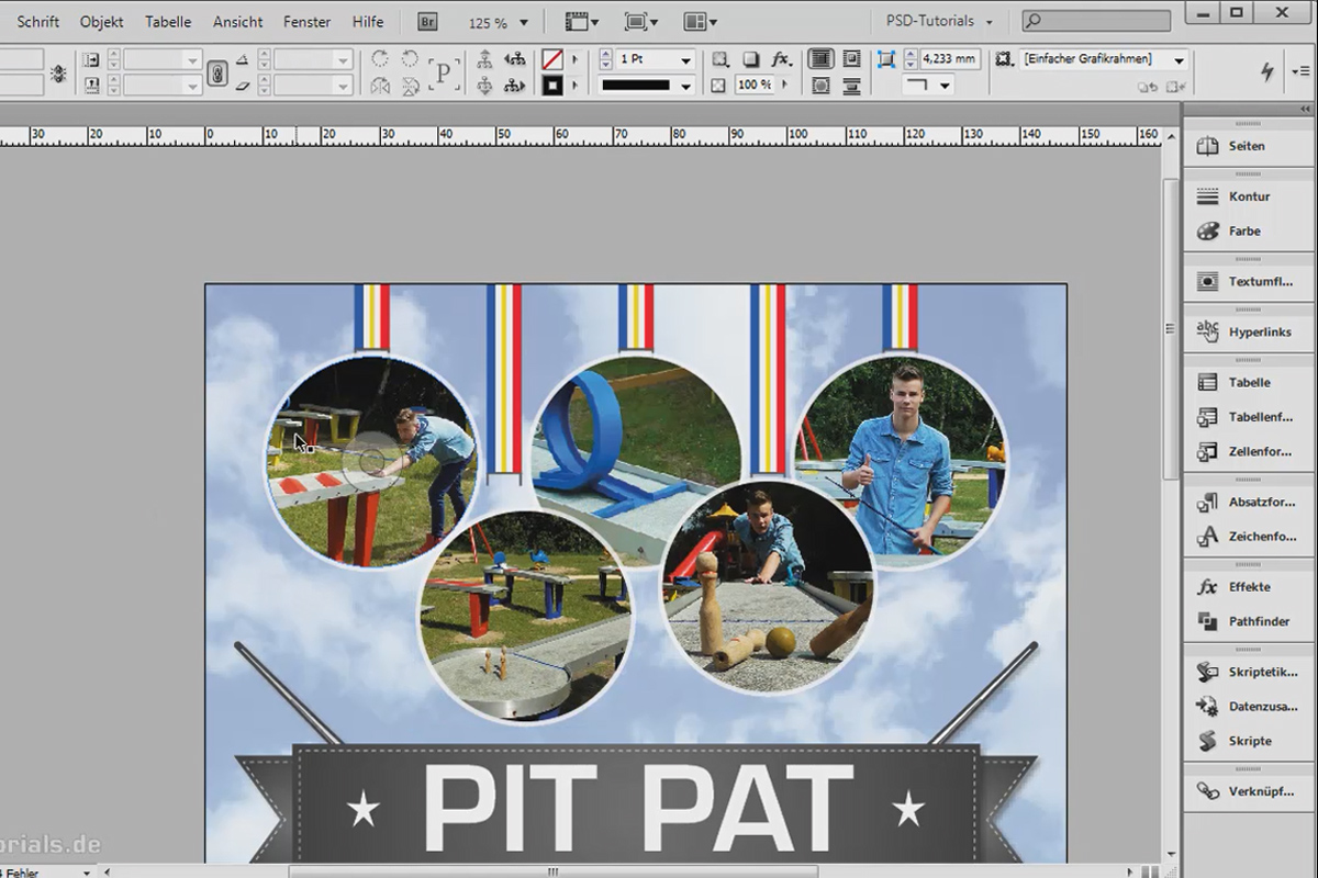 Tips & Tricks for Adobe InDesign: Content selection tool/Hide donut circle