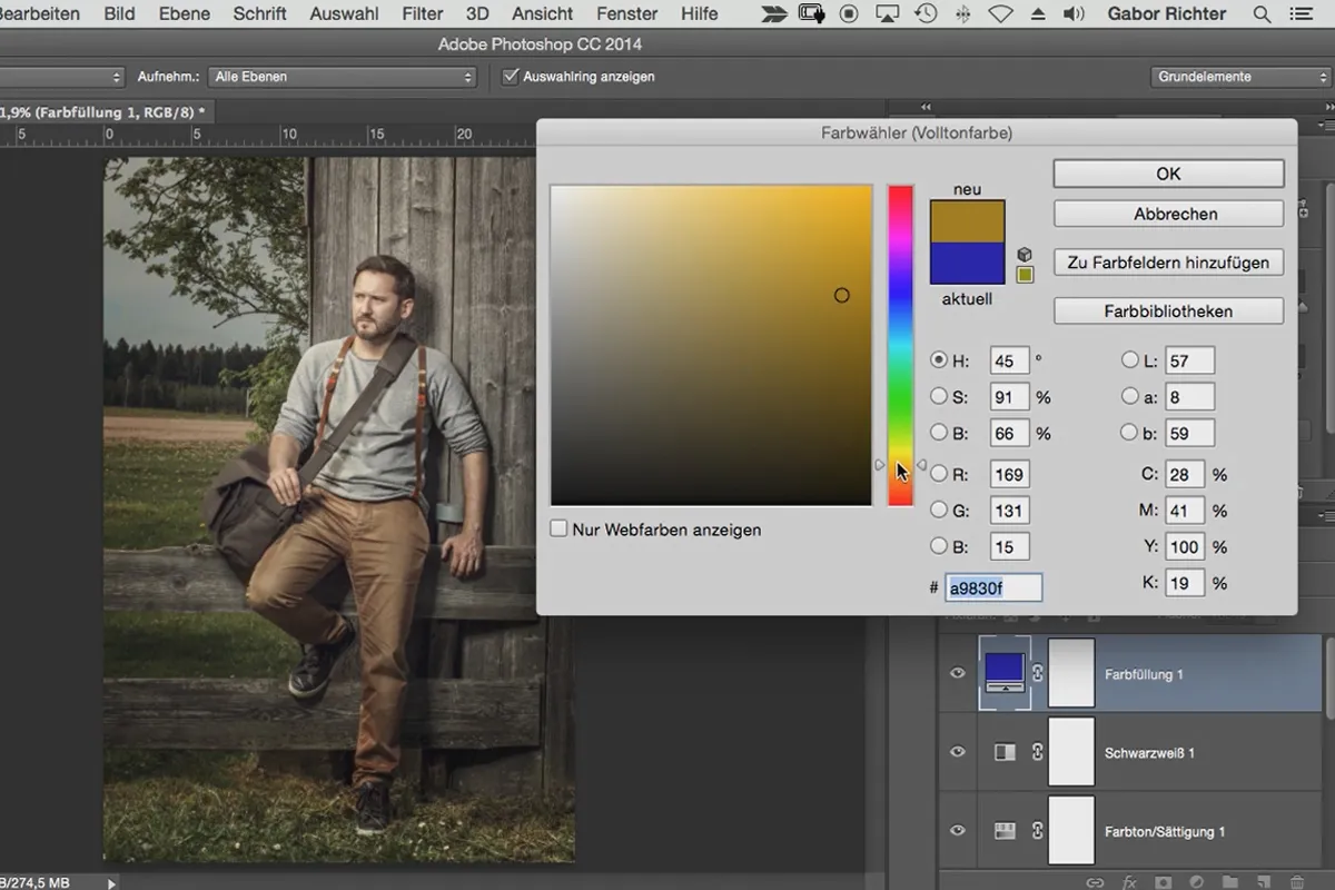 Foresta Nera: Il flusso di lavoro in Photoshop - 10 look delle immagini.