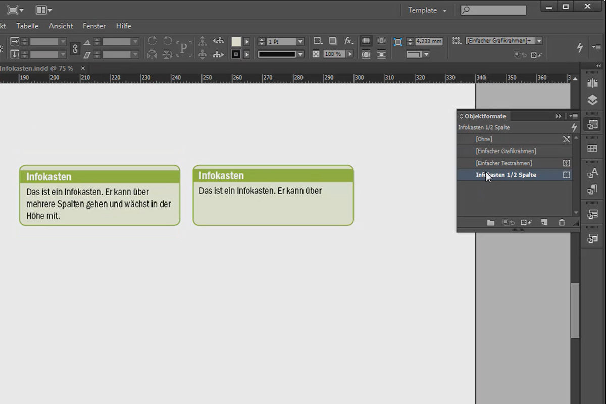 Grandes proyectos en Adobe InDesign - 2.09 - Formatos de objeto