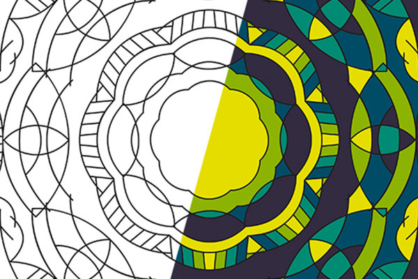 Formas fascinantes: plantillas de mandalas vectoriales - versión 10