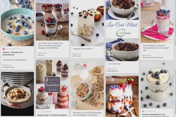 Food-Fotografie mit available Light und Blitzen – 2.2 Inspiration holen: Pinterest-Moodboards zur Ideenfindung nutzen