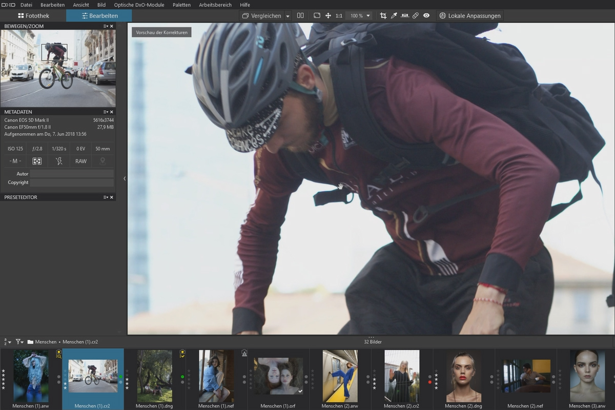 DxO PhotoLab-Tutorial: 1.9 | Gezinme ve Yakınlaştırma