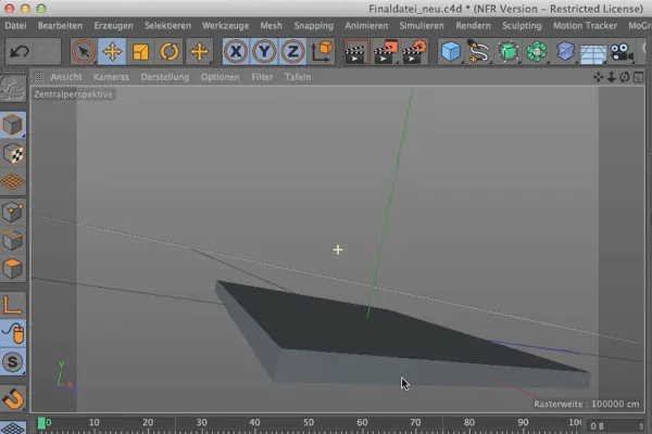 Cinema 4D перетинається з Photoshop: I - 2.02. Моделювання сцени: Налаштувати перегляд сцени.