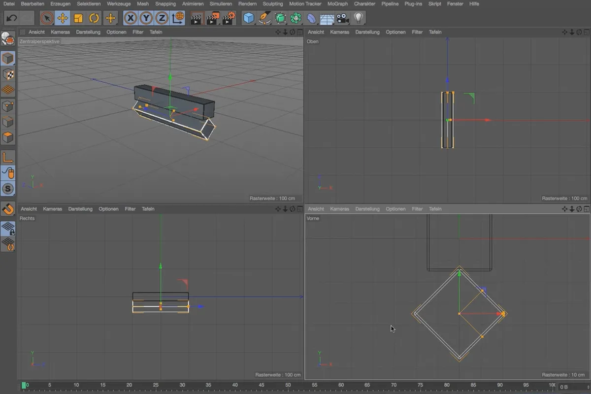 Praxis in Cinema 4D – Modellieren und Beleuchten einer Raumstation: 01 Einstieg