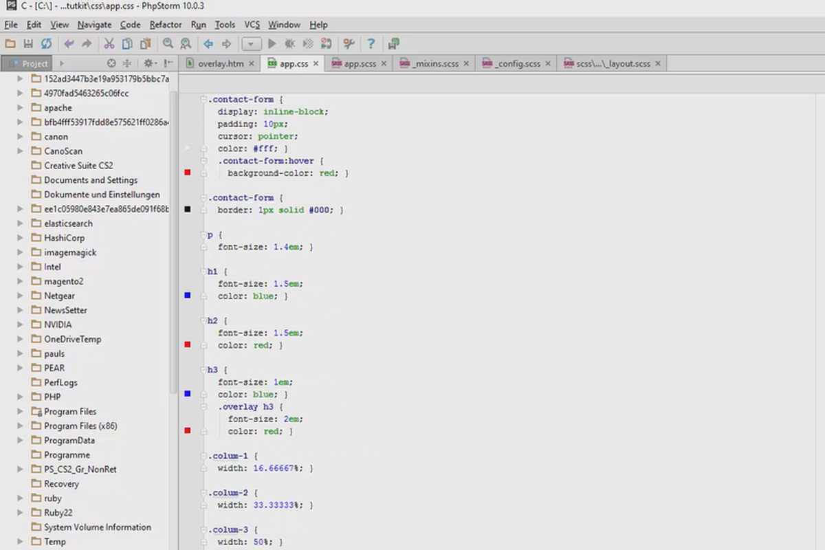 Modern CSS with Sass - 10 The parent element selector