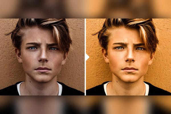 Photo preset for portraits (Lightroom, Camera Raw): 09 | Orange Light