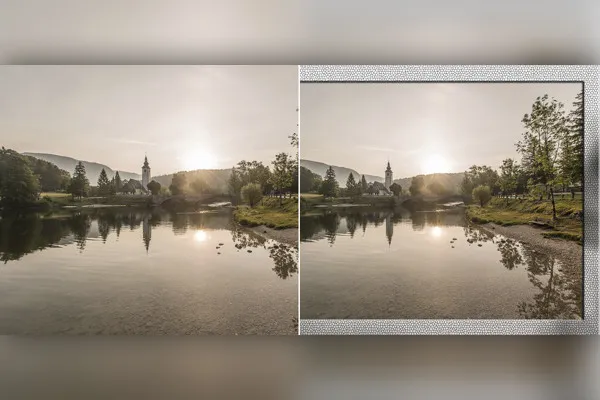 Photoshopi tegevus: mosaiikraam