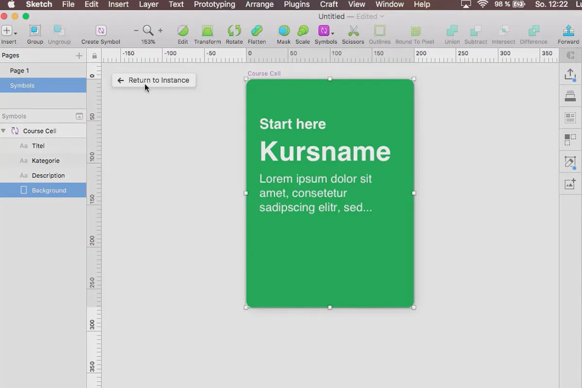 Sketch-Tutorial: 4.1 Home Screen und Design-Vorlagen