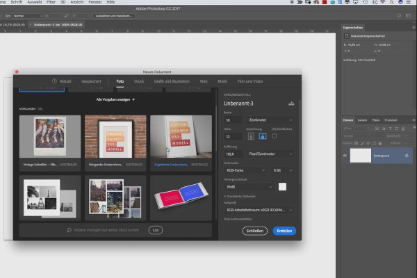 Photoshop para principiantes y expertos - 2.3 Crear un archivo nuevo