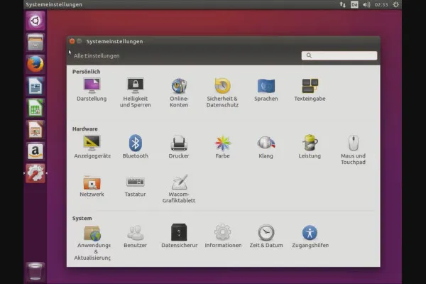 Linux für Einsteiger – 4.1 Grafische Oberfläche von Ubuntu