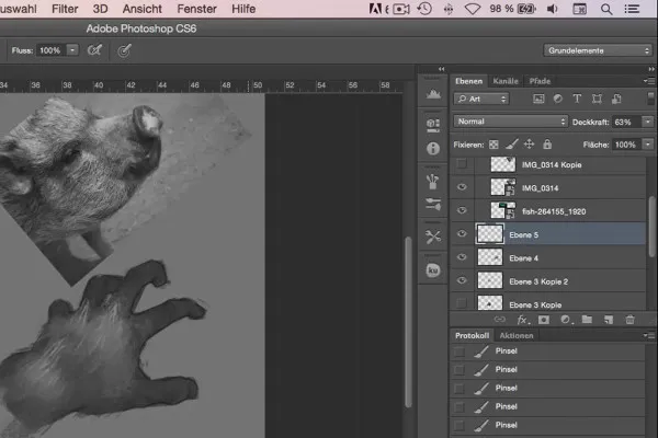 Малюнок персонажа в Photoshop - Модуль 3.3 Тваринні поверхні - шерсть