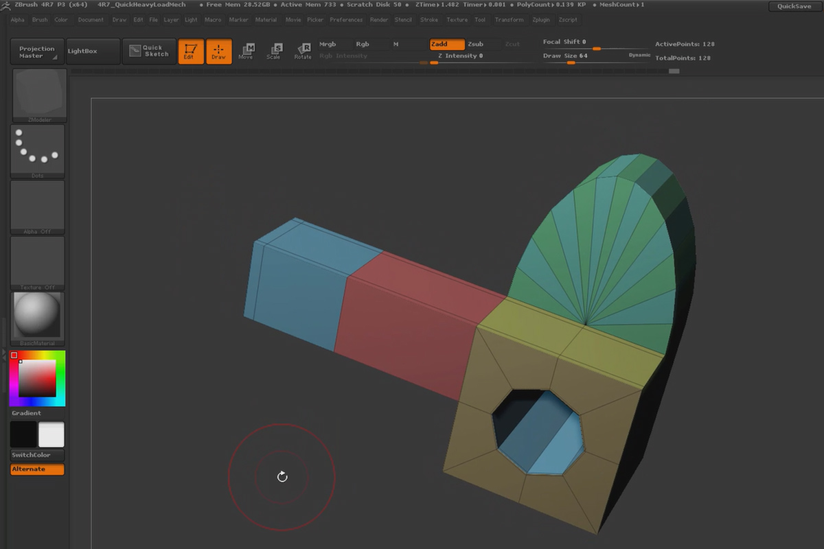 ZBrush para principiantes: 3.5 ZModeler