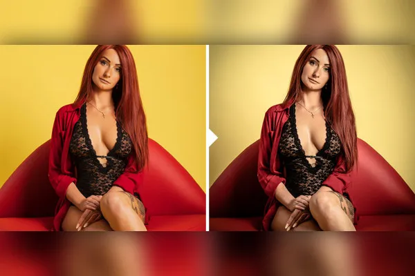 Akti- ja boudoir-ilmelõigu eelseaded (Lightroom, Camera Raw): 10 | Erksad tuled Vignett