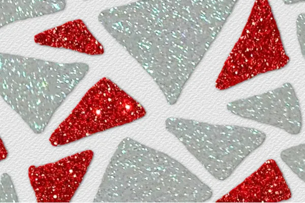 Glitter backgrounds in red and slightly bluish white