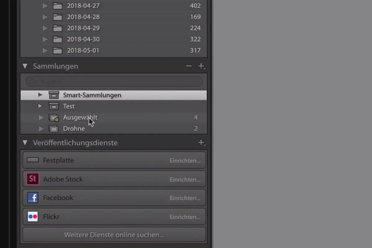 Lightroom Classic CC-Tutorial: 3.3 | Sammlungen