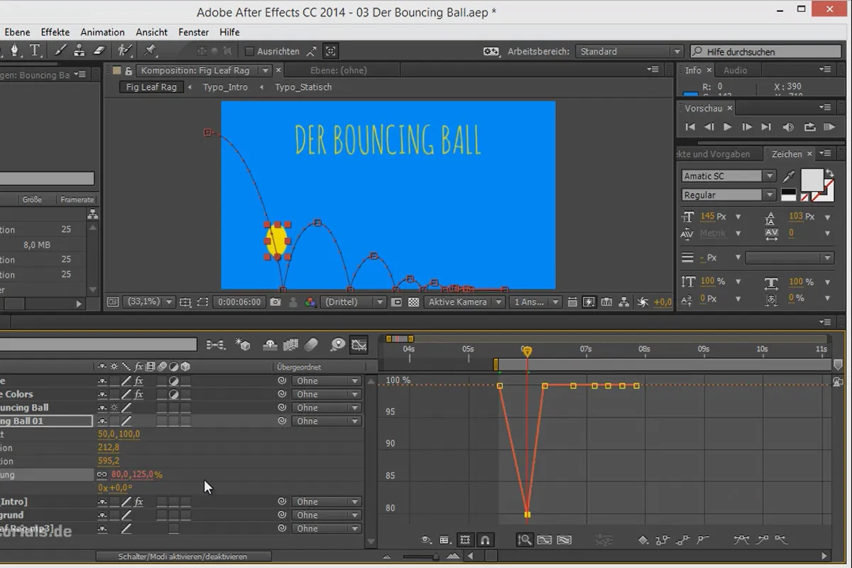 Animación fácil: Bouncing Ball - Squash and Stretch