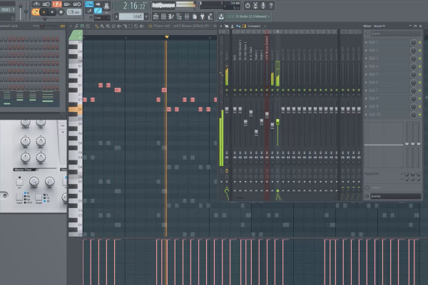 Produzione musicale digitale con FL Studio - 3.4 Lavorare nel Piano Roll e in diversi Patterns.