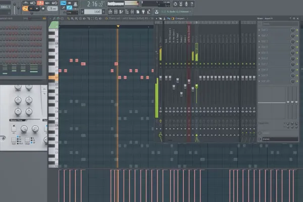 Produzione musicale digitale con FL Studio - 3.4 Lavorare nel Piano Roll e in diversi Patterns.