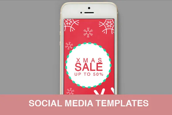 Merry Christmas CreatorsKIT: Social Media-Templates