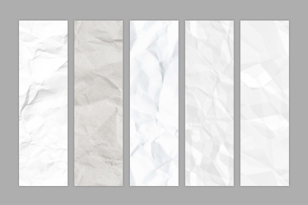 Strutture di carta come modello per Photoshop: carta spiegazzata.