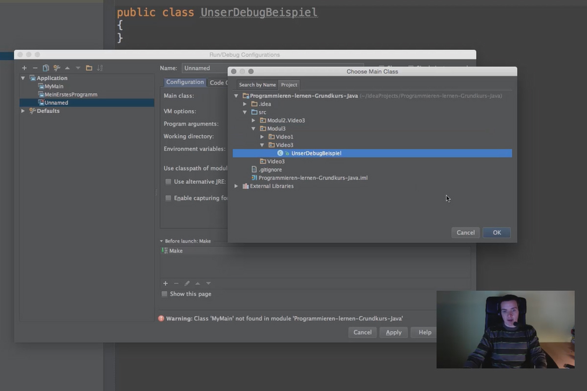 Java aloittelijoille – 3.3 Virheenjäljitys