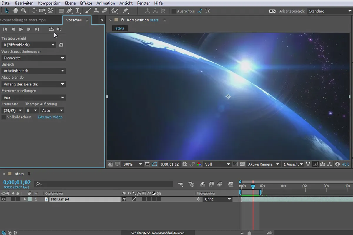 크리에이티브 클라우드의 새로운 기능: 2015년 6월 After Effects CC - 미리보기 기능