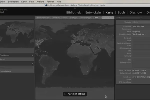 Lightroom für Einsteiger und Aufsteiger: 03 - Steuerelemente im Überblick - 3.3 - Karten