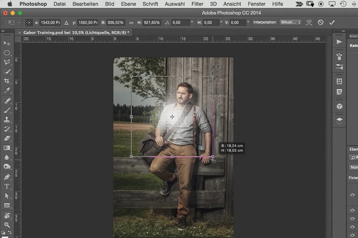 Foresta Nera: Il flusso di lavoro in Photoshop - 11 Lichtquelle