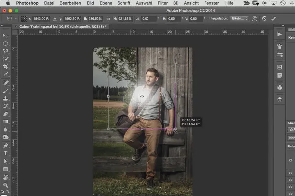 Foresta Nera: Il flusso di lavoro in Photoshop - 11 Lichtquelle