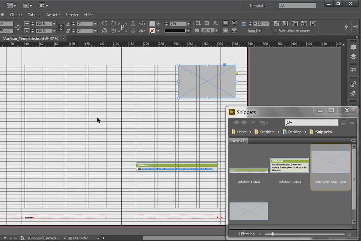 Grandes proyectos en Adobe InDesign - 2.10 - Bibliotecas y fragmentos de código