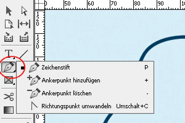 "InDesign" kelio įrankiai