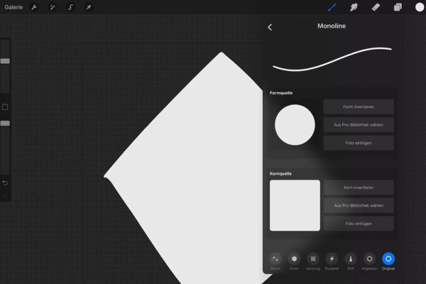 Procreate-tutorial – Grundläggande om digitalt ritande på iPad: 2.2 | Skapa egna penslar